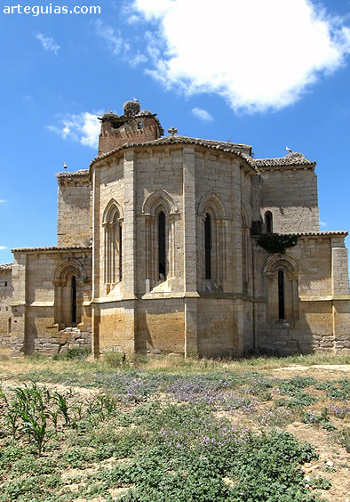Monasterio de Santa Cruz de la Zarza: cabecera de la iglesia abacial