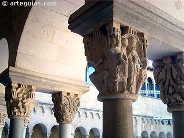 Sant Cugat del Vall&egrave;s. Capiteles historiados del claustro