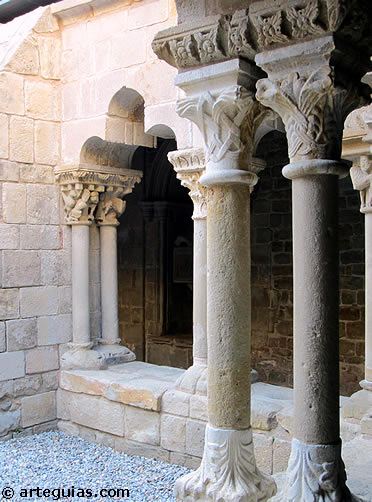 Una de las esquinas del claustro