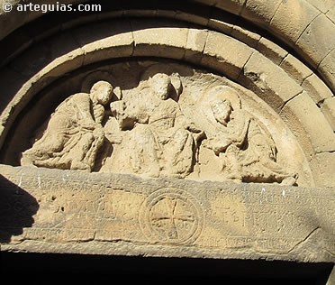 T&iacute;mpano con Cristo, San Pedro y San Pablo