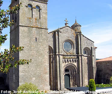 Fachada oeste de la iglesia del Monasterio