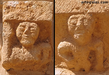 Canecillos de la galer&iacute;a