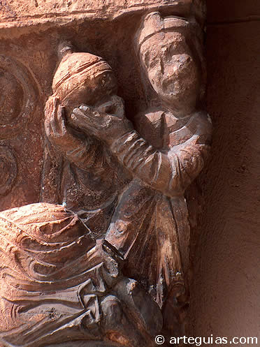 Uno de los reyes magos en la escena de la Adoraci&oacute;n de los Magos, Grado del Pico