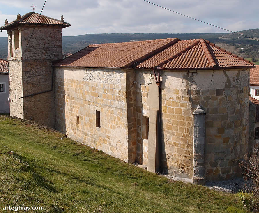 La iglesia de Colina de Losa desde el sureste