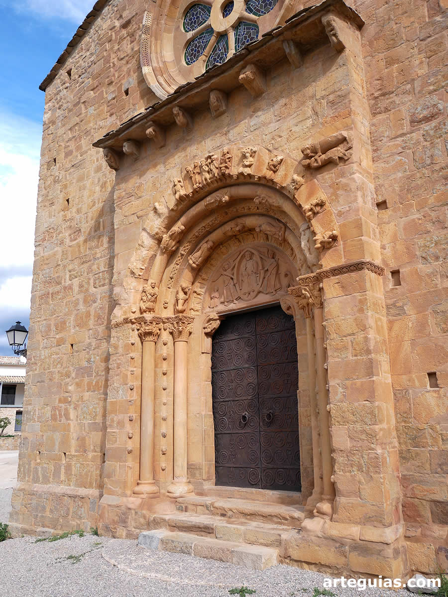Iglesia de Covet: portada oeste