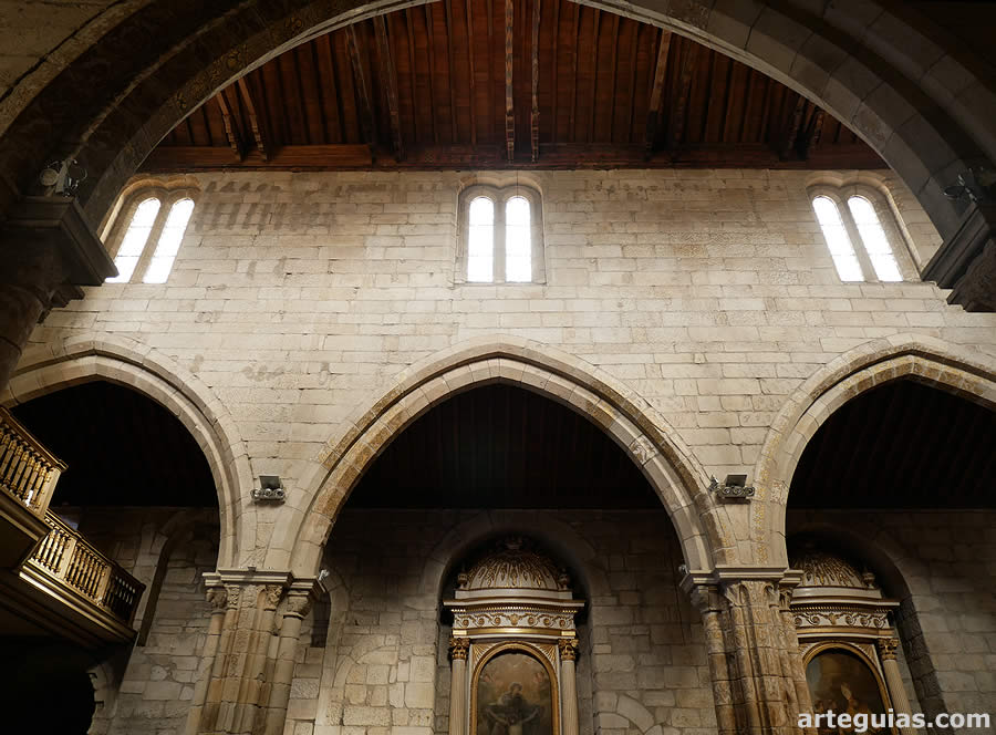 Alzado de la nave central