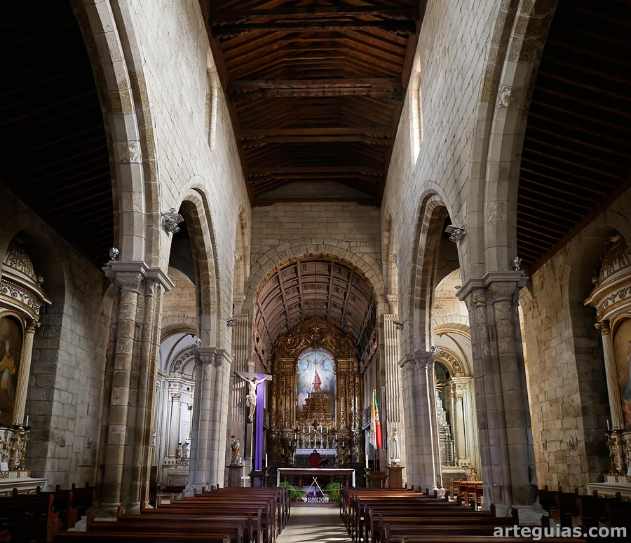 Vista general del interior de este templo portugu&eacute;s