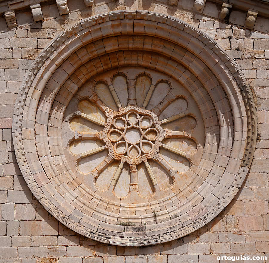 Rosetón de la fachada oeste