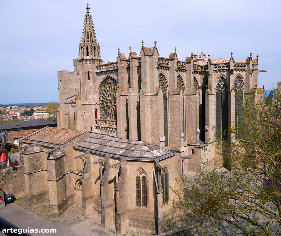 Iglesia de Saint-Nazaire, Carcassonne, Francia