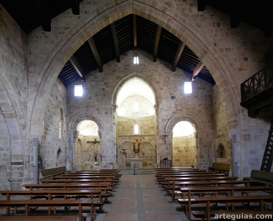 Interior de la iglesia San Cipriano, Zamora