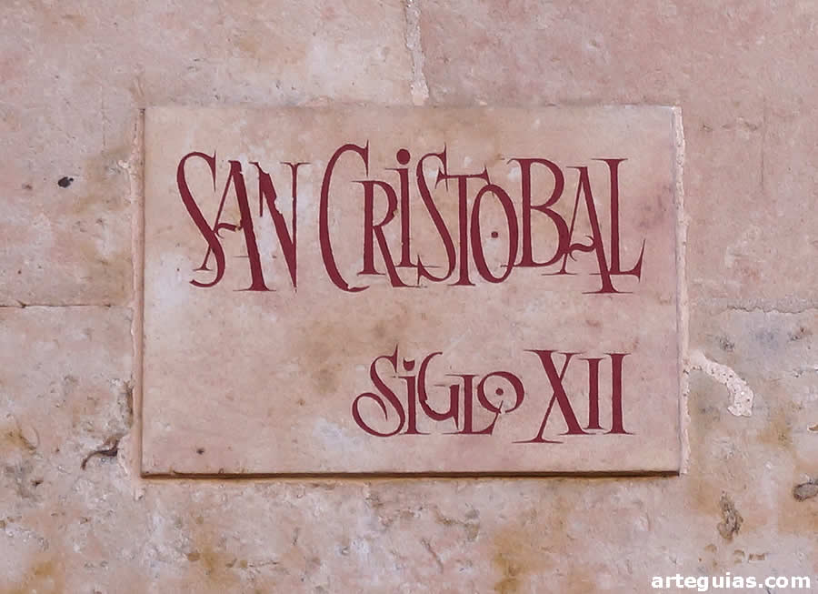 Iglesia de San Crist&oacute;bal, Salamanca. Siglo XII