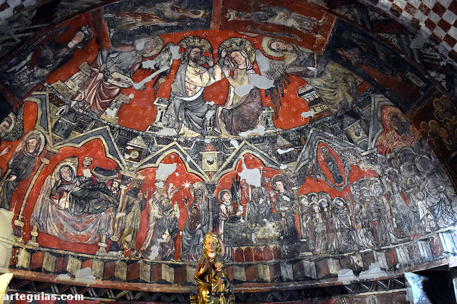 Pinturas del ábside principal