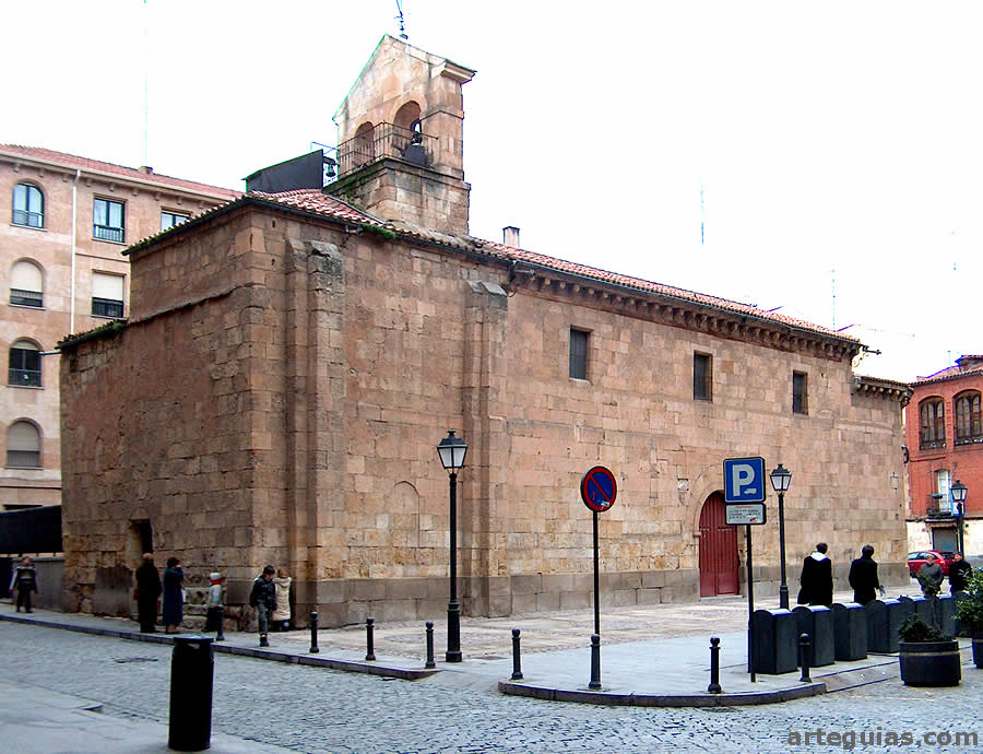 La iglesia de San Juan de Barbalos, Salamanca desde el suroeste