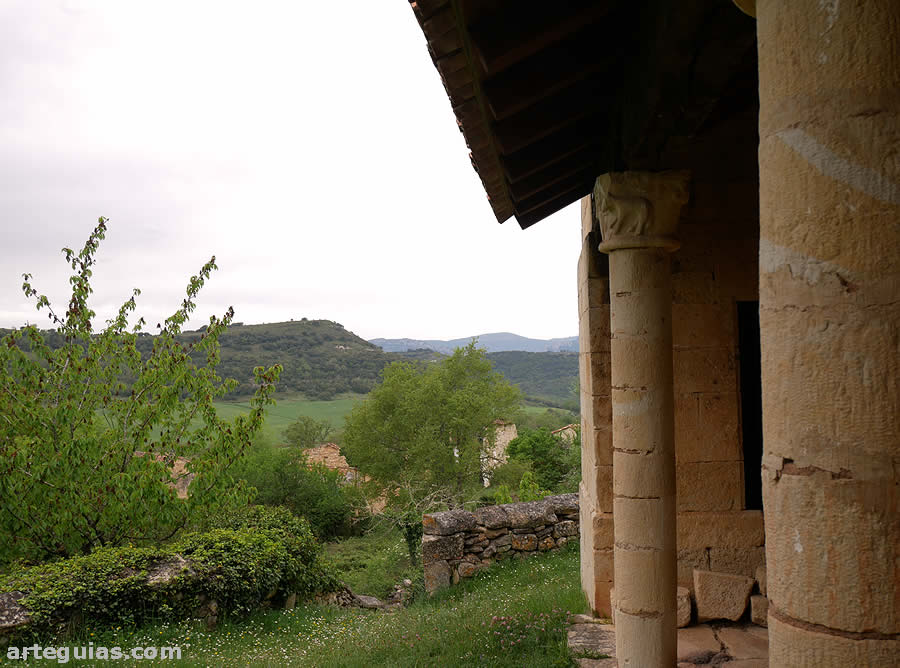 La visita a San Mart&iacute;n del Rojo ofrece un paisaje precioso