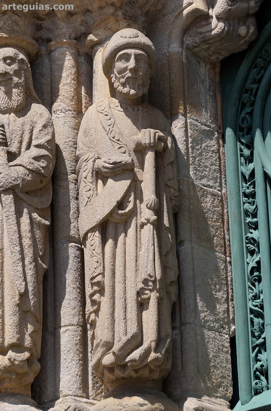 San MArtín de Noia: parte del apostolado: Santiago el Mayor