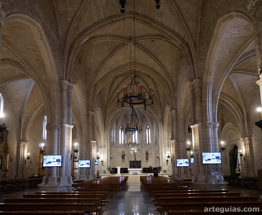 Interior de la iglesia de San Pedro, Ciudad Real