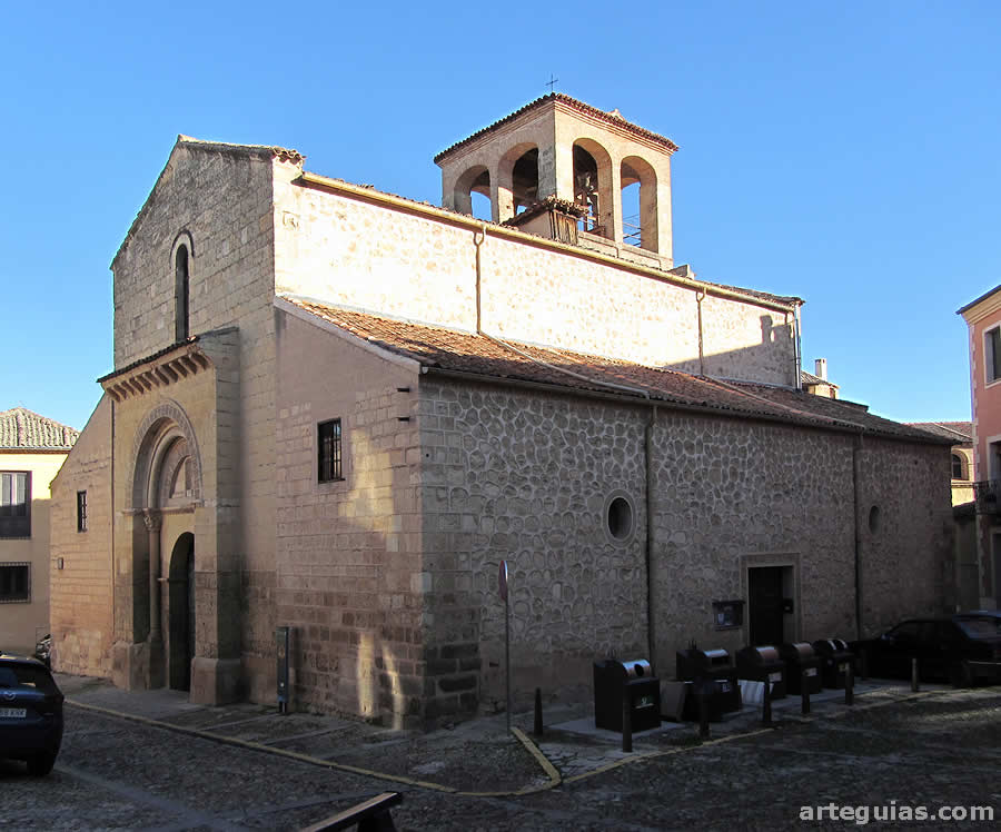 Iglesia de San Sebastián, Segovia desde el suroeste