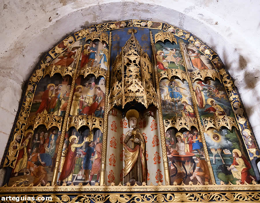 Detalle del retablo