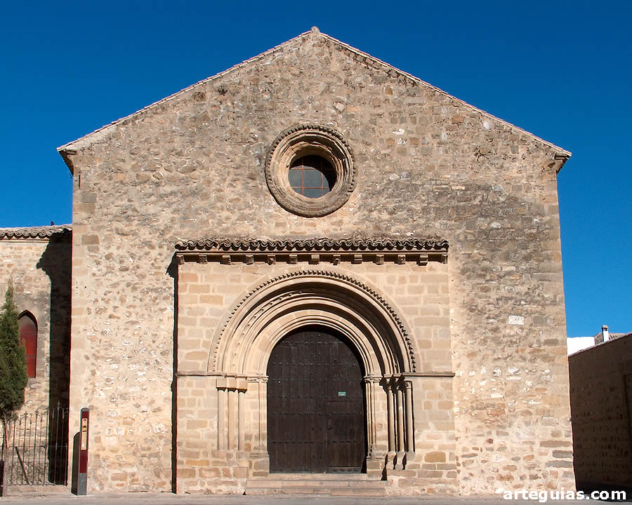 Iglesia de Santa Cruz, Baeza: fachada occidental