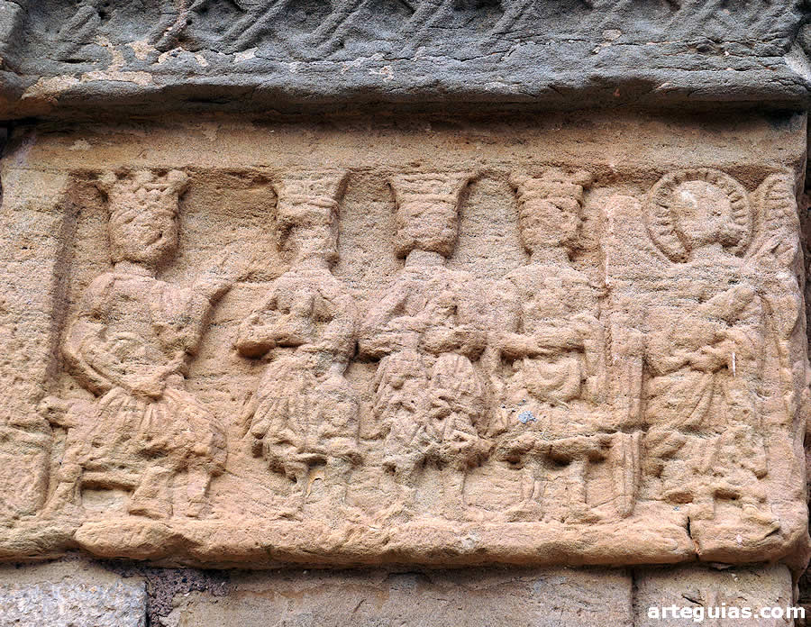 Relieve de los Reyes Magos y Herodes