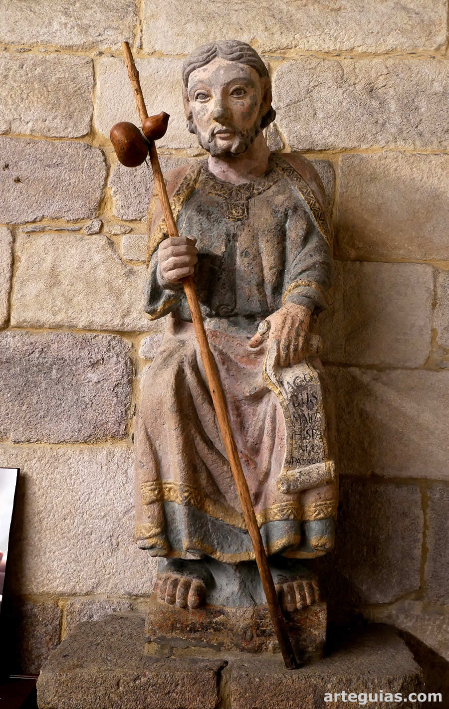 Estatua de Santiago Apóstol del siglo XIV