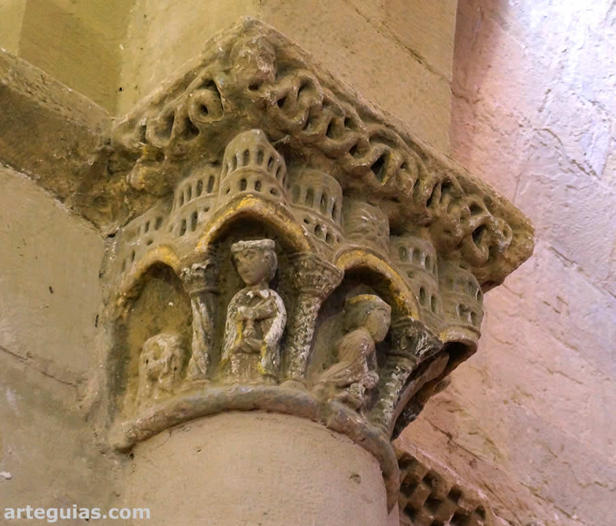 Capitel de la Adoración de los Reyes Magos