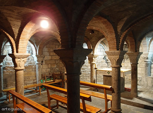 Cripta de la iglesia de Aínsa