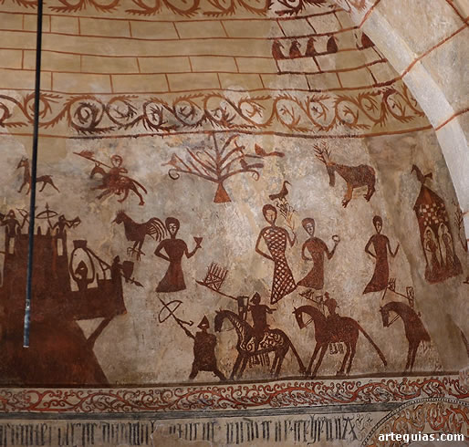 Detalle de las pinturas