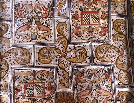 Iglesia de Bordón: pinturas