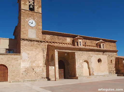 Iglesia de Bordón: fachada sur