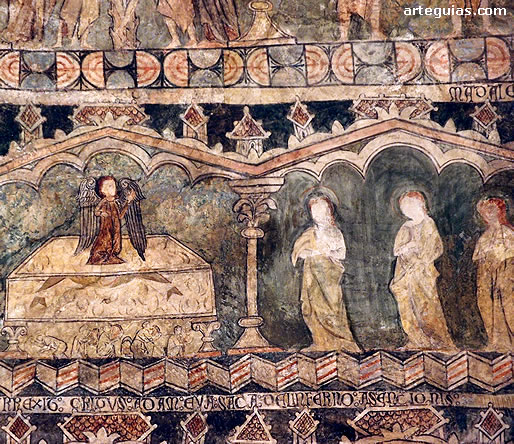 Las Tres Marías ante el sepulcro vacío de Cristo