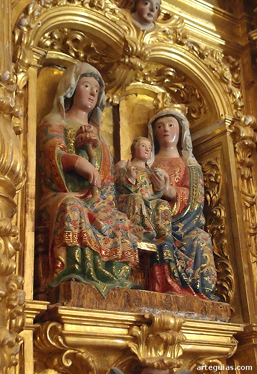 Santa Ana, la Virgen María y el Niño Jesús