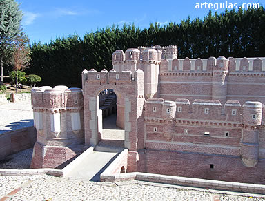Maqueta del Castillo de Coca, Segovia