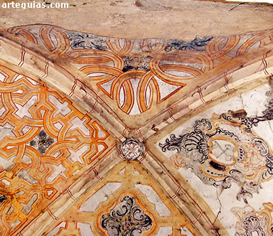 Pinturas barrocas de la b&oacute;veda de la cabecera