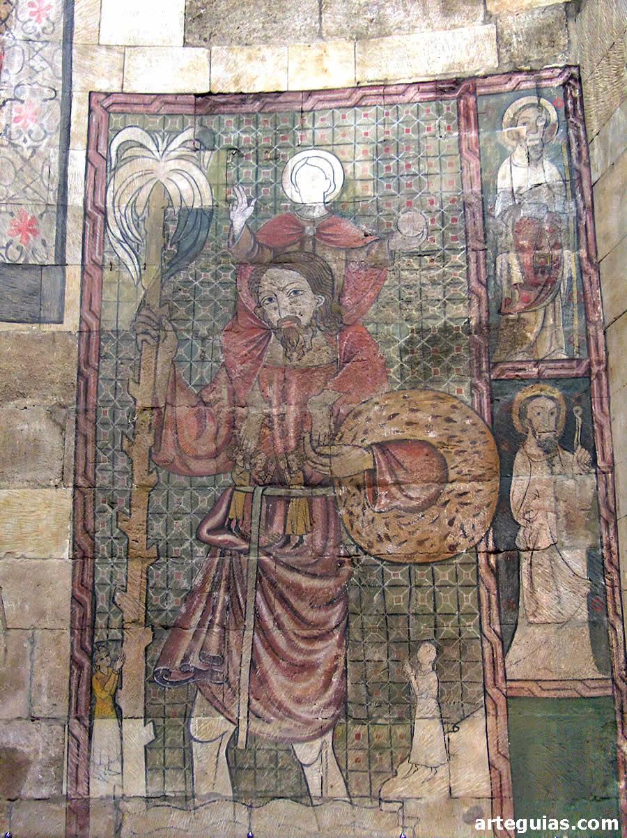 Pintura de San Crist&oacute;bal