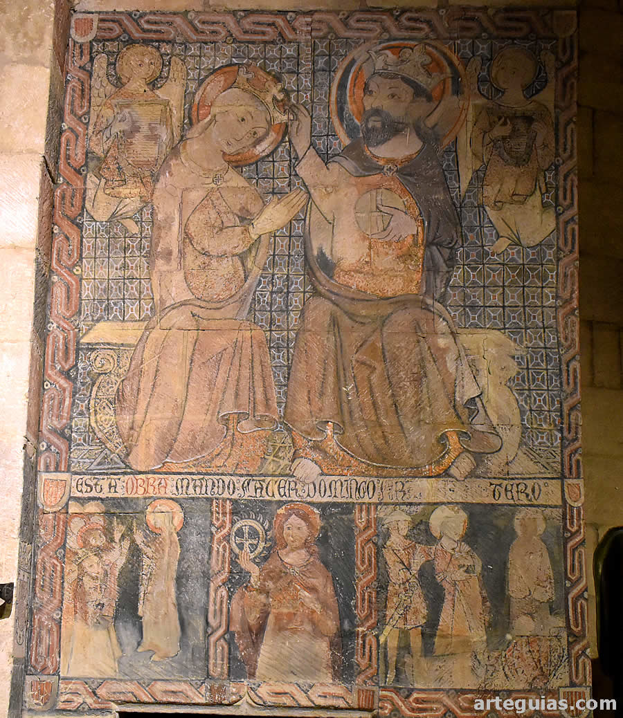 Iglesia de San Marcos, Salamanca: pinturas del G&oacute;tico lineal