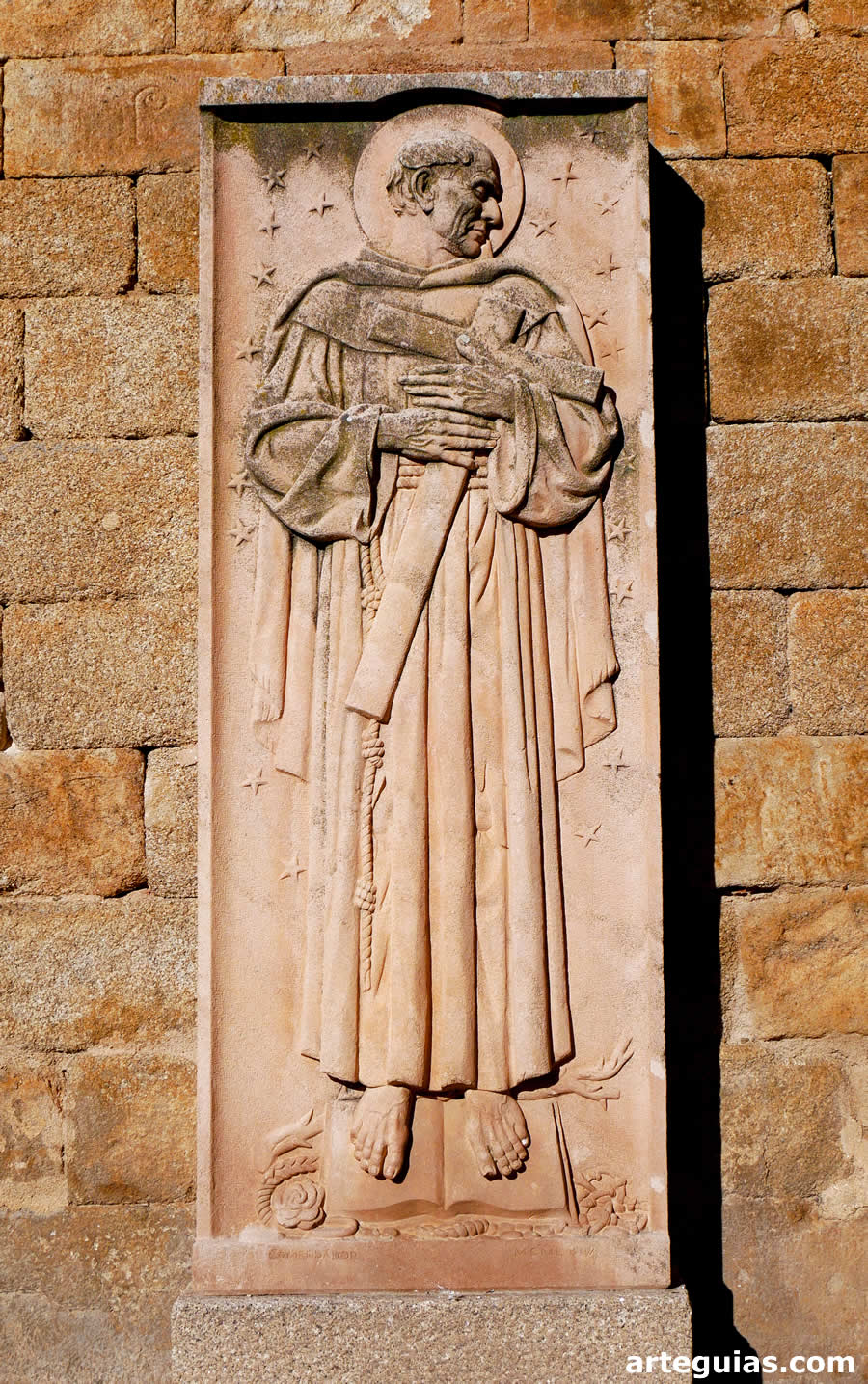 Relieve conmemorativo de San Pedro de Alcántara