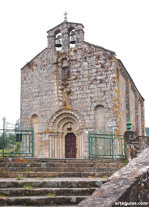 Iglesia de Santa María de Herbón, Padrón: fachada occidental