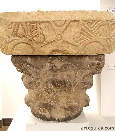 Capitel visigodo. Museo Arqueol&oacute;gico de Sevilla