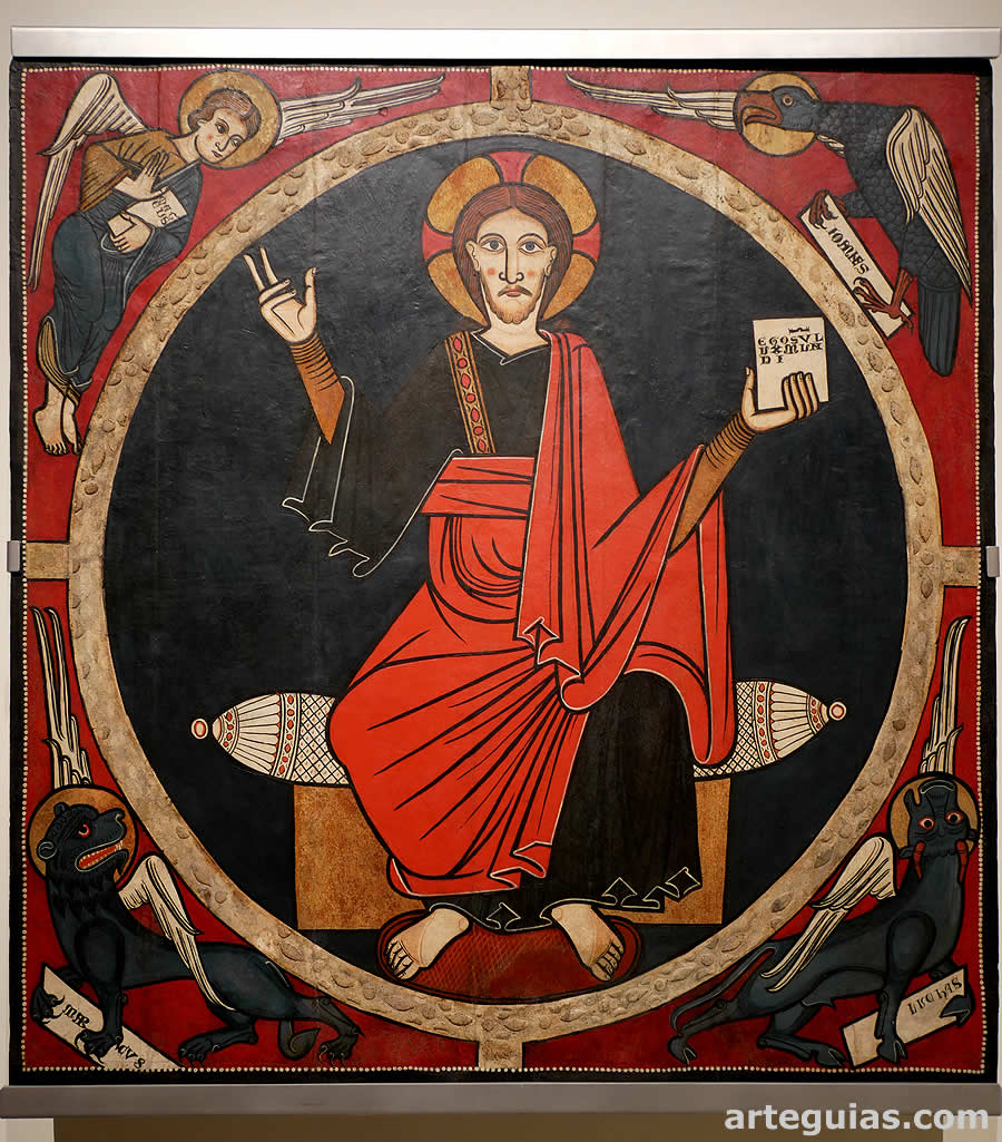 Pieza del baldaquino románico de Sant Martí de Tost