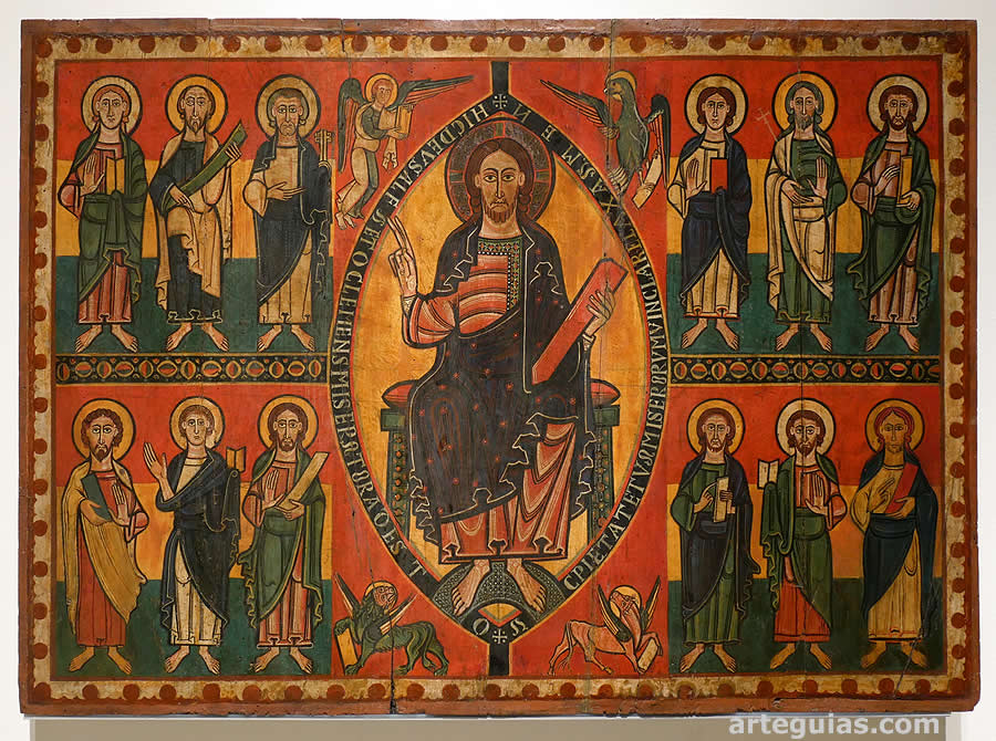 MNAC: frontal de altar románico de Esquius
