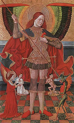 San Miguel. Obra de Juan de la Abad&iacute;a