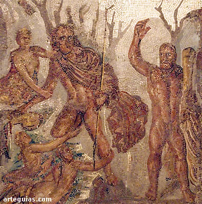 Mosaico del rapto de Hylax