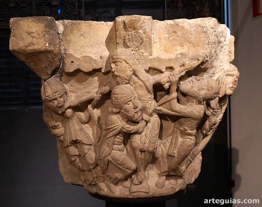 Capitel del Descendimiento. Monasterio de Aguilar de Campoo