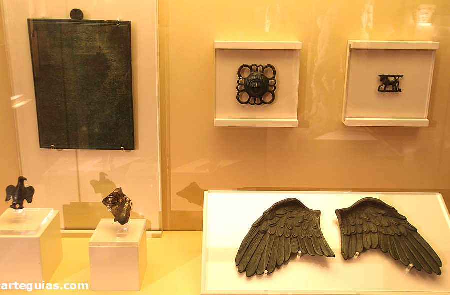 Exposici&oacute;n e piezas romanas en bronce