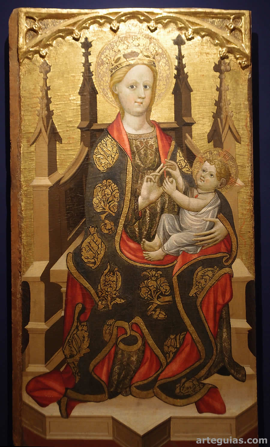 Pintura sobre tabla de la iglesia de San Agustín. Siglo XV