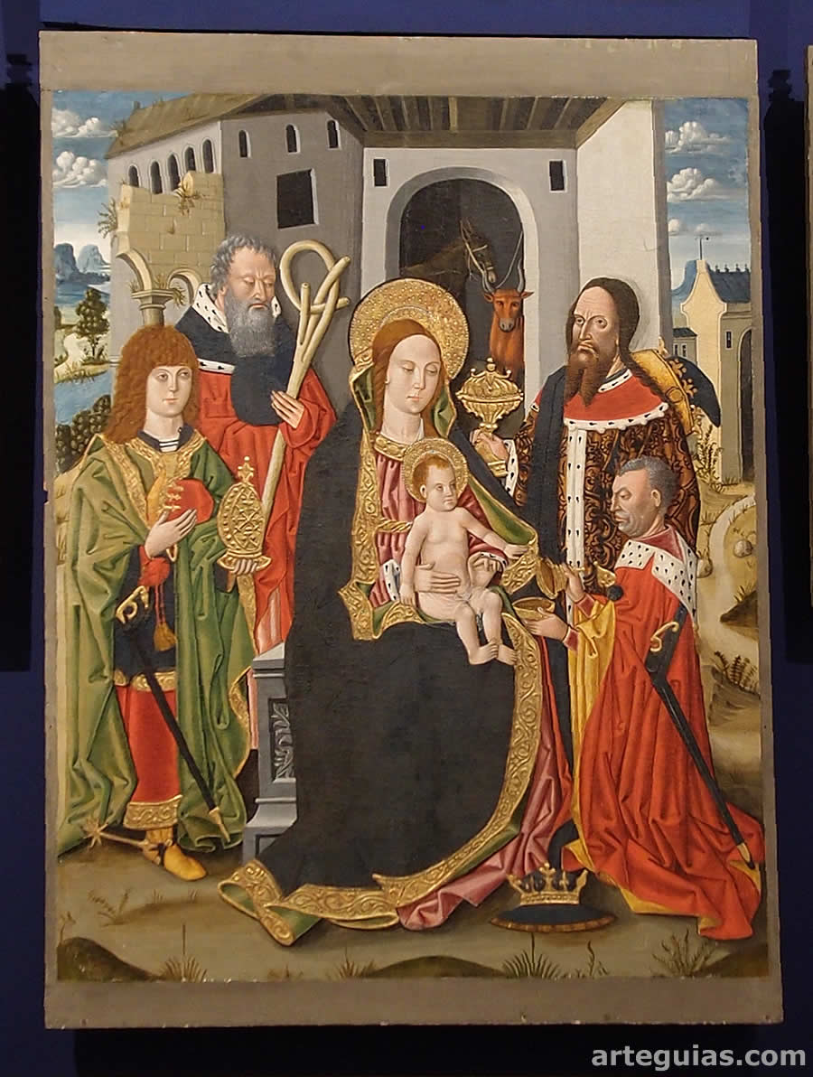 Tabla de la Epifanía. Retablo de Moscardón, Teruel