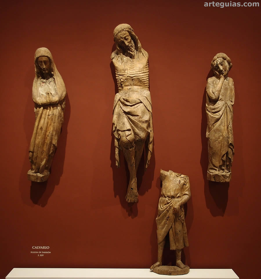 Una de las obras emblemáticas del Museo de Arte Sacro de Teruel: el Calavario gótico de Sarrión