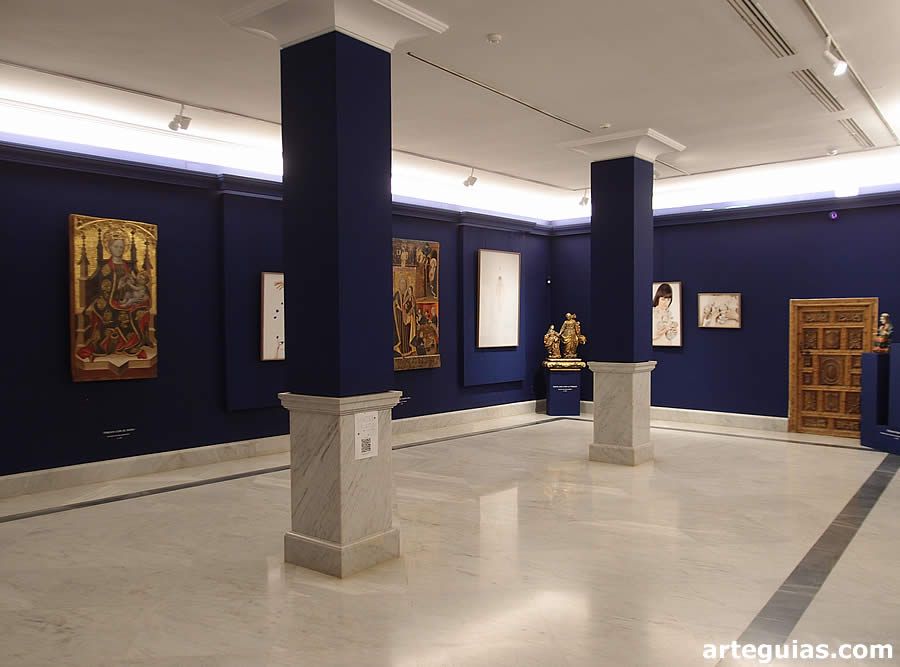 Salas azules dedicadas a la Virgen María