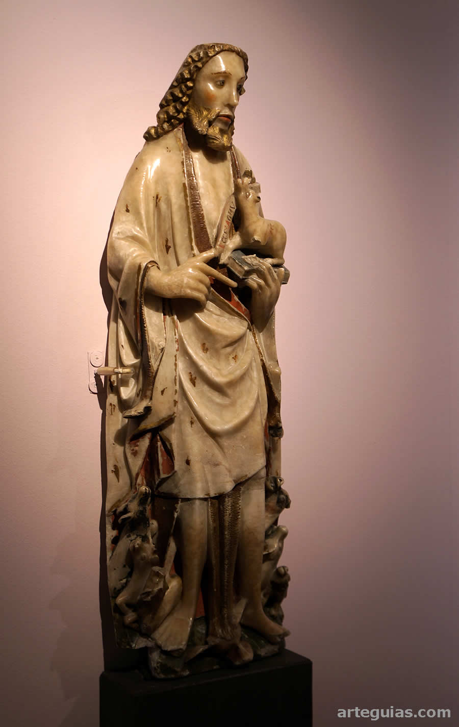 San Juan Bautista en alabastro. Lermanda